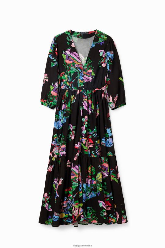ropa 4802L135 mujer Desigual metro. vestido camisero midi de christian lacroix - Desigual Colombia Medellín