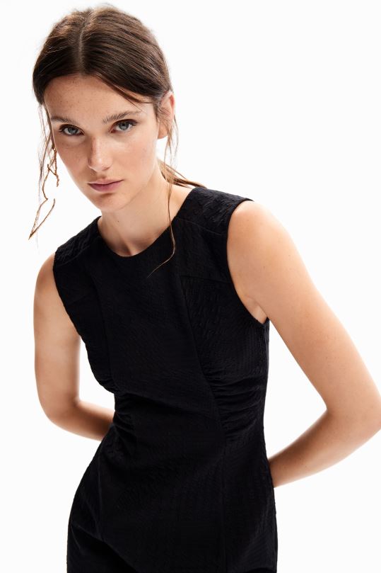 Desigual Colombia - ropa 4802L154 mujer Desigual vestido corto texturizado