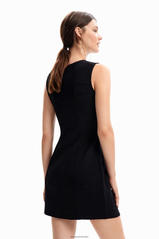Desigual Colombia - ropa 4802L154 mujer Desigual vestido corto texturizado