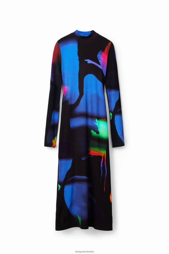 Desigual Colombia - ropa 4802L202 mujer Desigual metro. vestido midi neón de christian lacroix