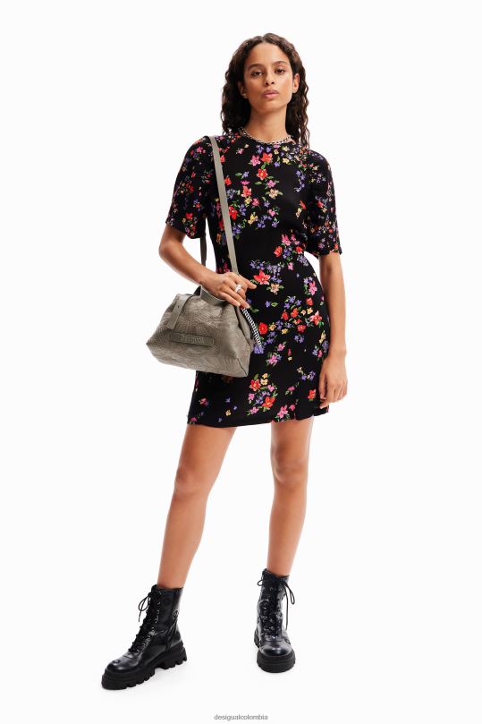 Desigual Colombia - ropa 4802L254 mujer Desigual vestido corto de flores