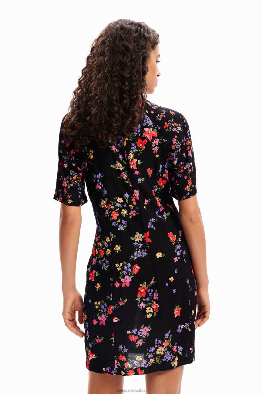 Desigual Colombia - ropa 4802L254 mujer Desigual vestido corto de flores