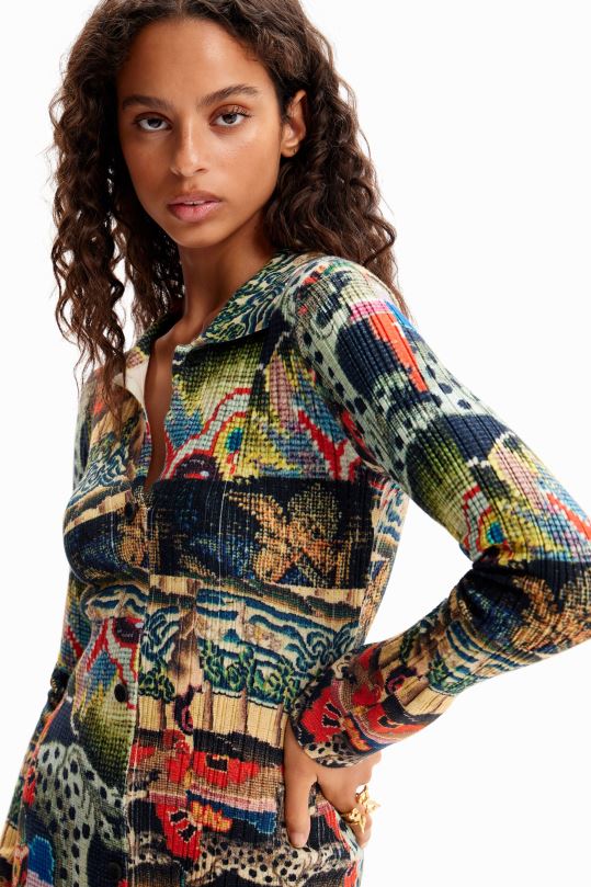 Desigual zapatos Colombia - ropa 4802L272 mujer Desigual metro. vestido midi tapizado de christian lacroix