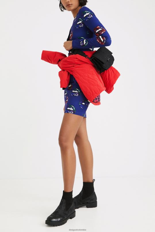 Desigual Colombia - ropa 4802L346 mujer Desigual vestido delgado de labios cortos