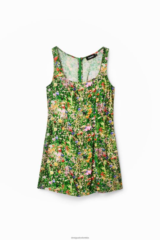 ropa 4802L381 mujer Desigual vestido corto de flores - Desigual shop