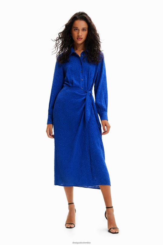 Desigual Colombia pagina oficial - ropa 4802L387 mujer Desigual vestido midi cruzado