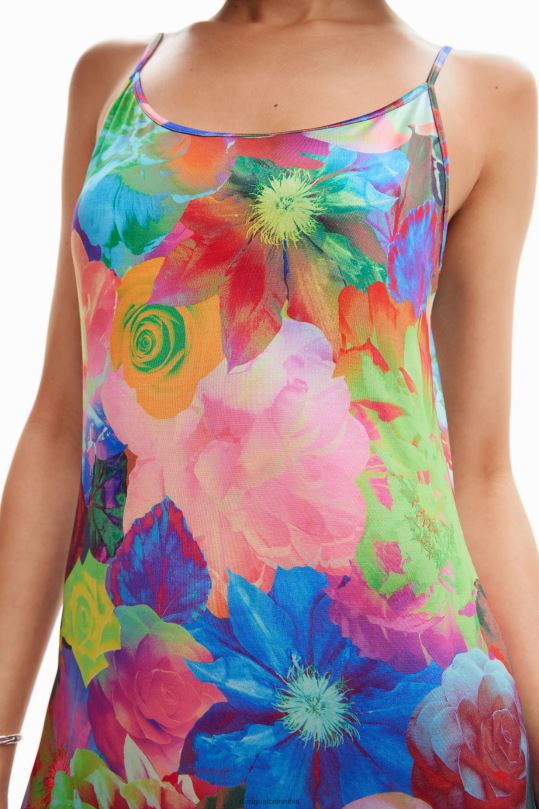 blusas Desigual bogota - ropa 4802L399 mujer Desigual vestido lencero fino con estampado floral