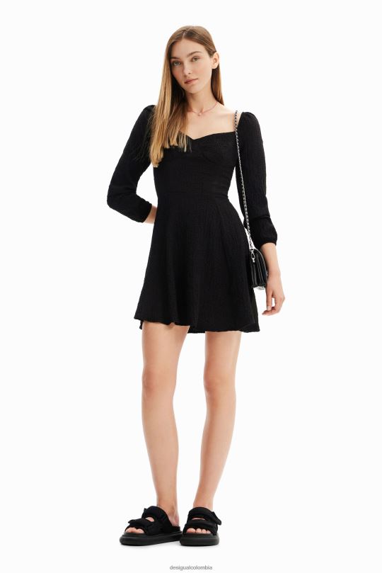 Desigual Colombia bolsos - ropa 4802L557 mujer Desigual vestido corto y delgado de corte a