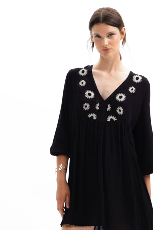 ropa 4802L55 mujer Desigual vestido túnica corta - Desigual Colombia Medellín