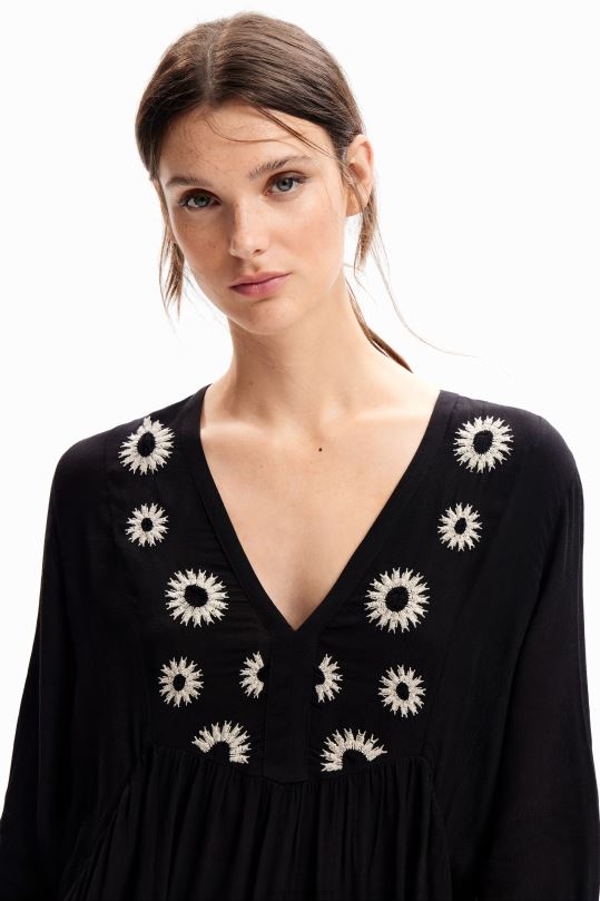 ropa 4802L55 mujer Desigual vestido túnica corta - Desigual Colombia Medellín