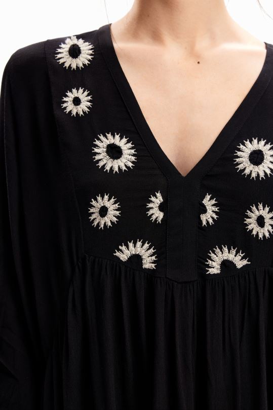 ropa 4802L55 mujer Desigual vestido túnica corta - Desigual Colombia Medellín