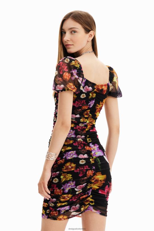 blusas Desigual bogota - ropa 4802L625 mujer Desigual metro. vestido corto fruncido de christian lacroix