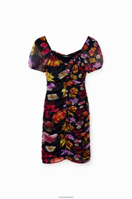 blusas Desigual bogota - ropa 4802L625 mujer Desigual metro. vestido corto fruncido de christian lacroix