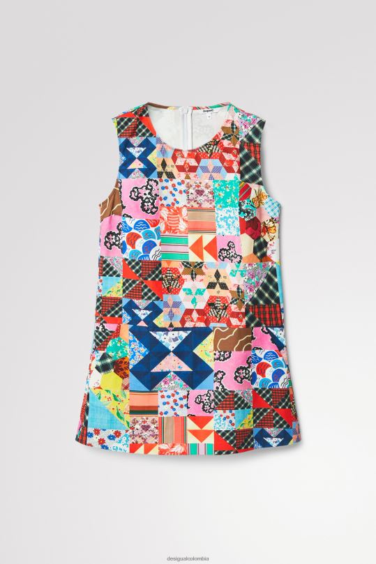 ropa 4802L670 mujer Desigual delantal de patchwork de johnson hartig - Desigual Colombia Medellín