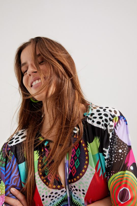 Desigual Colombia pagina oficial - ropa 4802L685 mujer Desigual metro. vestido a capas de christian lacroix