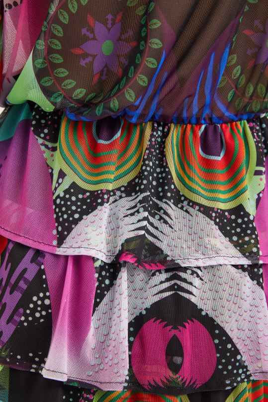 Desigual Colombia pagina oficial - ropa 4802L685 mujer Desigual metro. vestido a capas de christian lacroix