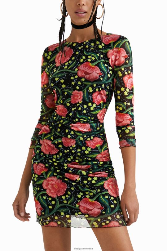 Desigual Colombia - ropa 4802L688 mujer Desigual vestido delgado con forro interior