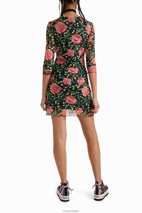 Desigual Colombia - ropa 4802L688 mujer Desigual vestido delgado con forro interior