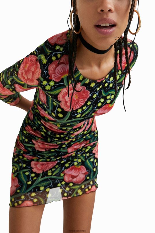 Desigual Colombia - ropa 4802L688 mujer Desigual vestido delgado con forro interior