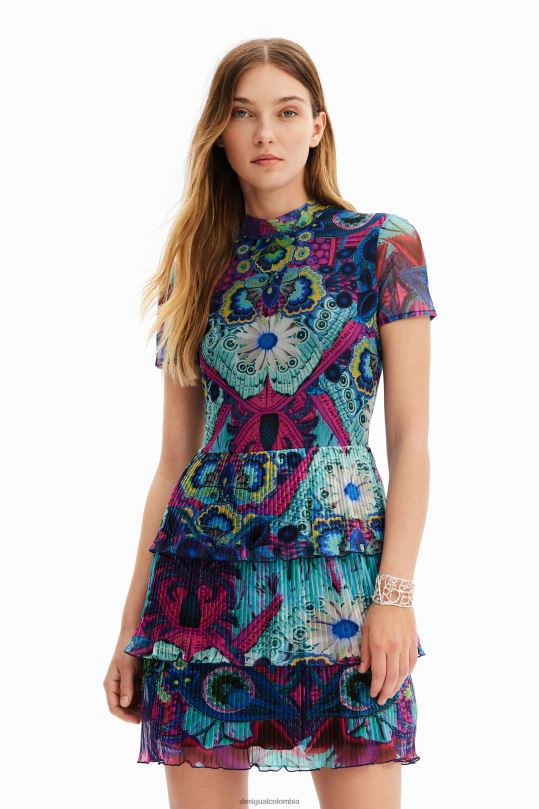 Desigual Colombia bolsos - ropa 4802L6 mujer Desigual metro. vestido corto a capas de christian lacroix