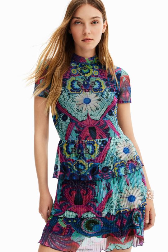 Desigual Colombia bolsos - ropa 4802L6 mujer Desigual metro. vestido corto a capas de christian lacroix