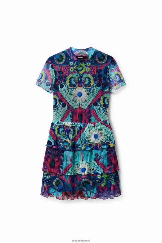 Desigual Colombia bolsos - ropa 4802L6 mujer Desigual metro. vestido corto a capas de christian lacroix