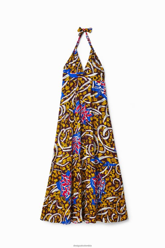 blusas Desigual bogota - ropa 4802L707 mujer Desigual vestido largo halter stella jean