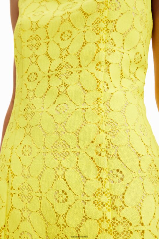 ropa 4802L763 mujer Desigual vestido corto de encaje - Desigual sale damen