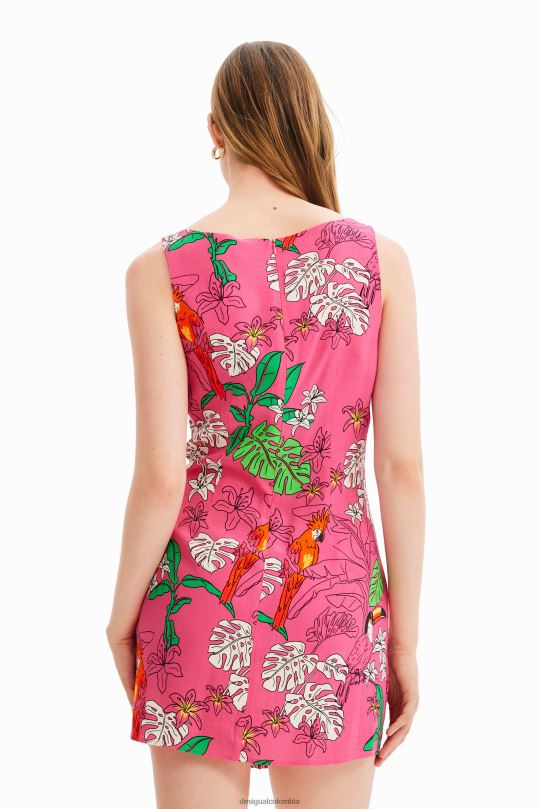 Desigual Colombia bolsos - ropa 4802L800 mujer Desigual vestido corto tropical