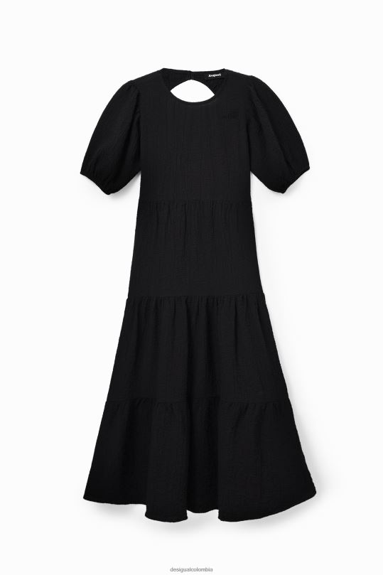 blusas Desigual bogota - ropa 4802L814 mujer Desigual vestido midi con escote en la espalda
