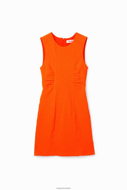 ropa 4802L825 mujer Desigual vestido corto texturizado - Desigual sale damen
