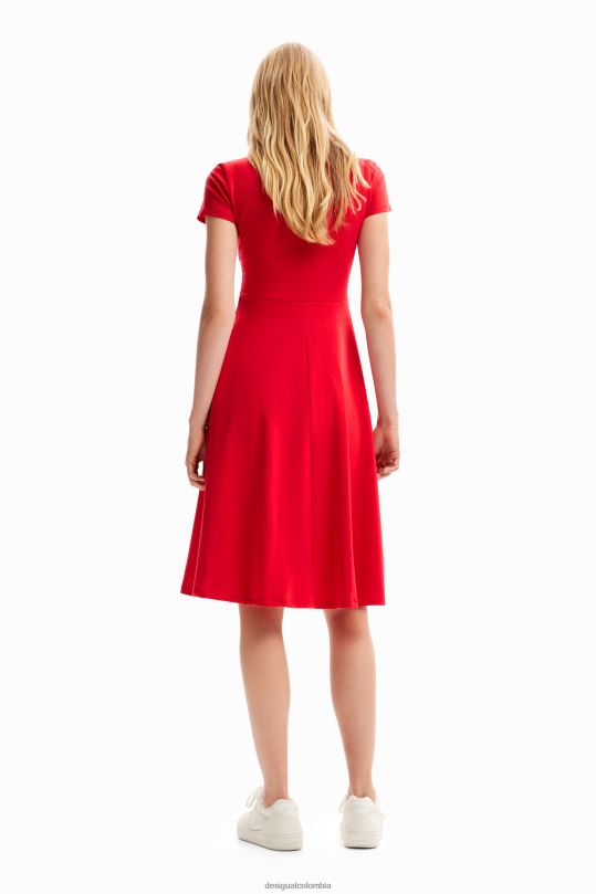 ropa 4802L829 mujer Desigual vestido corto artístico - Desigual sales online