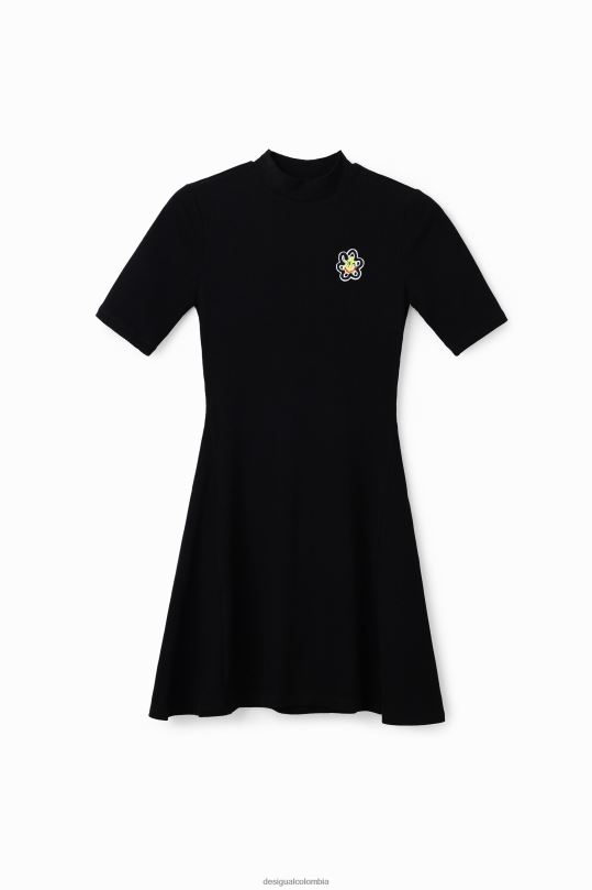 blusas Desigual bogota - ropa 4802L857 mujer Desigual vestido skater corto con flores