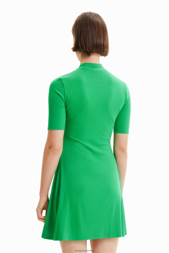 ropa 4802L863 mujer Desigual vestido skater corto con flores - Desigual sales online