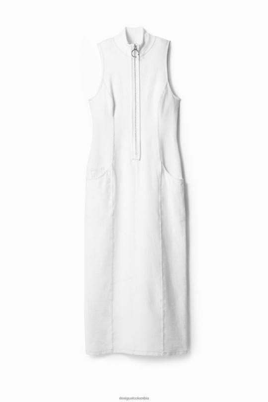 Desigual Colombia bolsos - ropa 4802L887 mujer Desigual vestido midi con cremallera nathy peluso