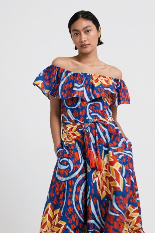 blusas Desigual bogota - ropa 4802L890 mujer Desigual vestido midi con volantes de stella jean