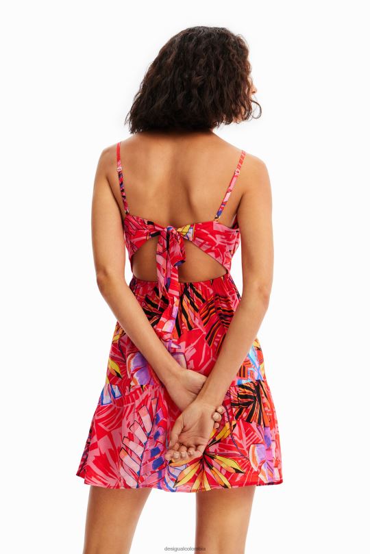 blusas Desigual bogota - ropa 4802L962 mujer Desigual vestido corto con abertura tropical