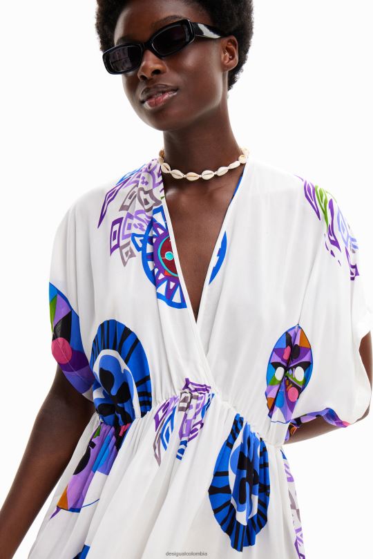 ropa 4802L966 mujer Desigual metro. vestido túnica de christian lacroix - Desigual sale damen