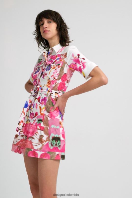 ropa 4802L980 mujer Desigual metro. vestido camisero de christian lacroix - Desigual shop
