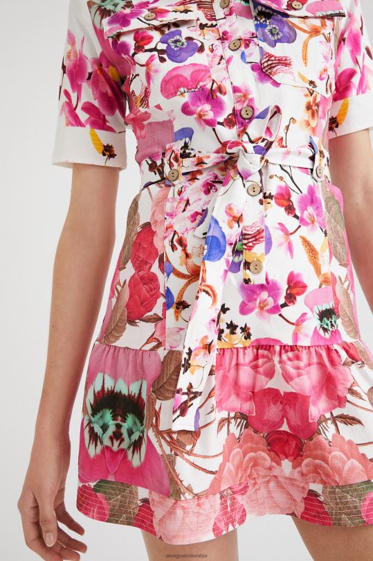 ropa 4802L980 mujer Desigual metro. vestido camisero de christian lacroix - Desigual shop