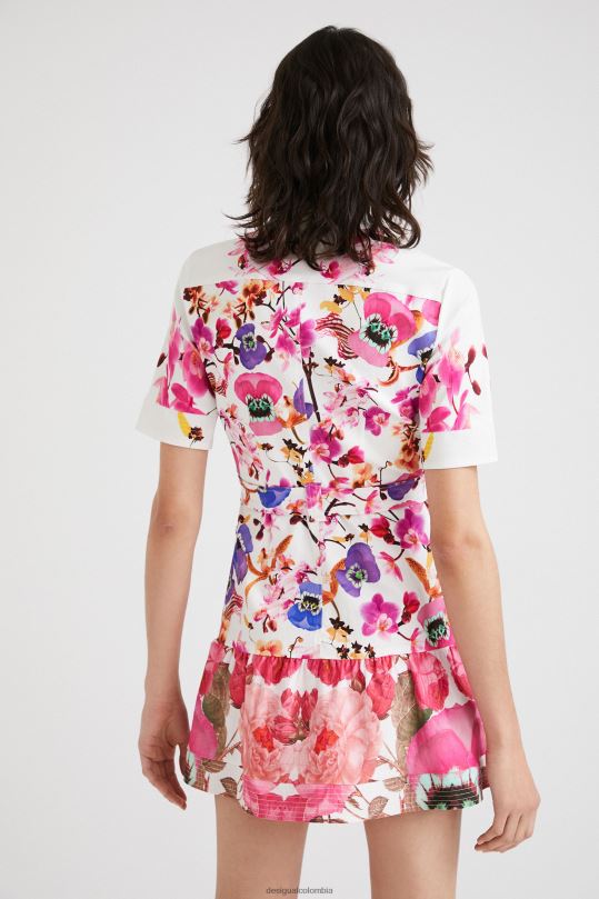ropa 4802L980 mujer Desigual metro. vestido camisero de christian lacroix - Desigual shop