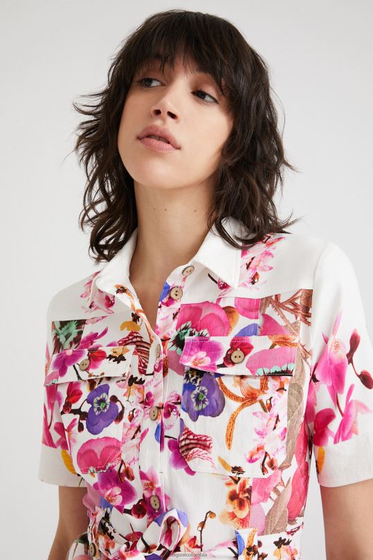 ropa 4802L980 mujer Desigual metro. vestido camisero de christian lacroix - Desigual shop