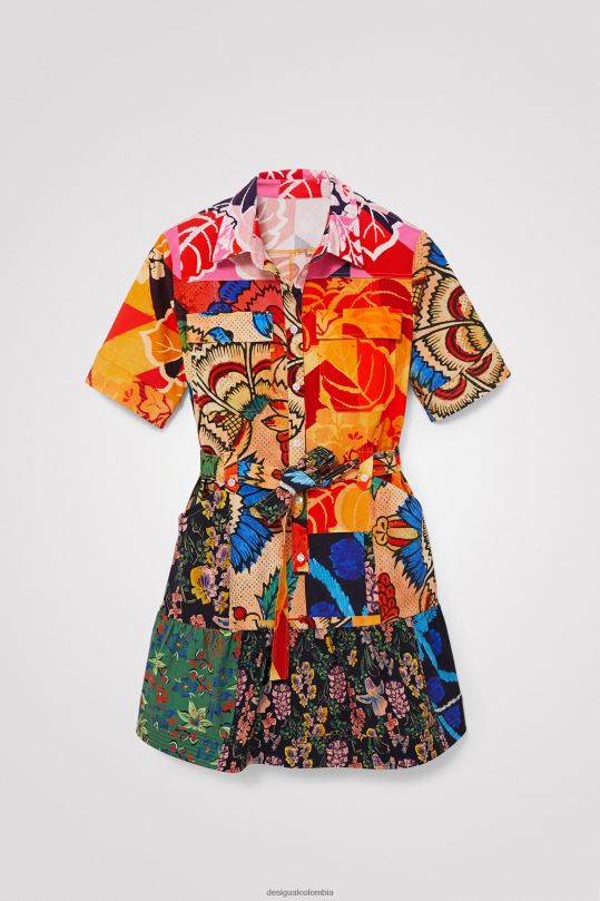 Desigual zapatos Colombia - ropa 4802L989 mujer Desigual metro. vestido camisero de christian lacroix