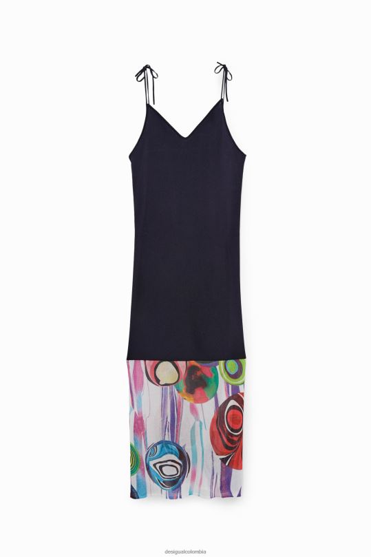 blusas Desigual bogota - ropa 4802L994 mujer Desigual vestido con dobladillo artístico