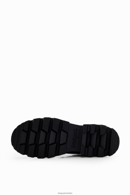 Desigual Colombia - calzado 4802L1479 mujer Desigual botas con suela track bordada