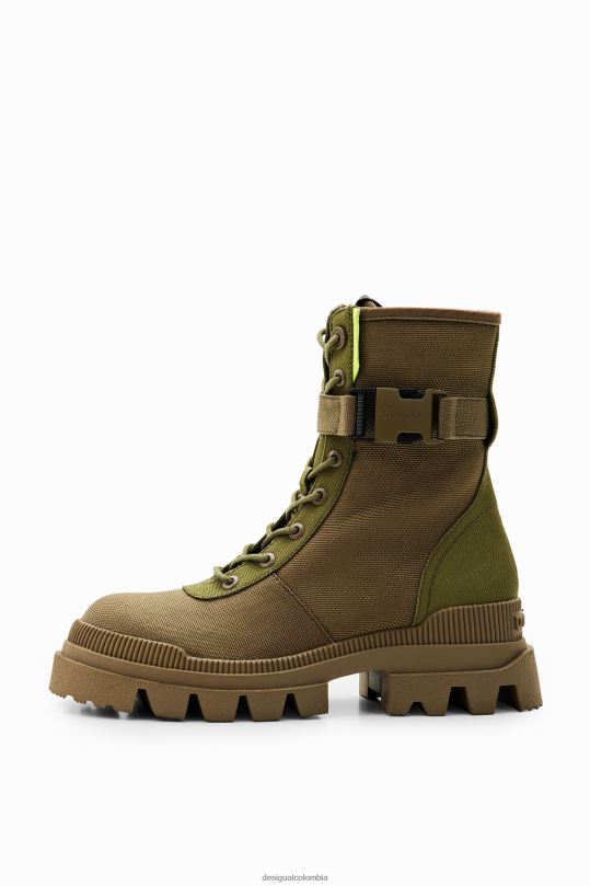 blusas Desigual bogota - calzado 4802L1500 mujer Desigual botas con suela track de nailon
