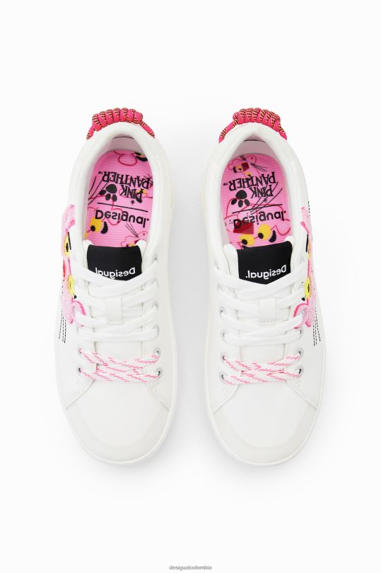 Desigual zapatos Colombia - calzado 4802L1014 mujer Desigual zapatillas con plataforma pantera rosa
