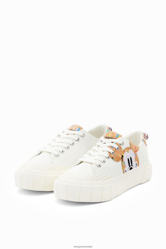 blusas Desigual bogota - calzado 4802L1020 mujer Desigual zapatillas con plataforma mickey mouse de disney