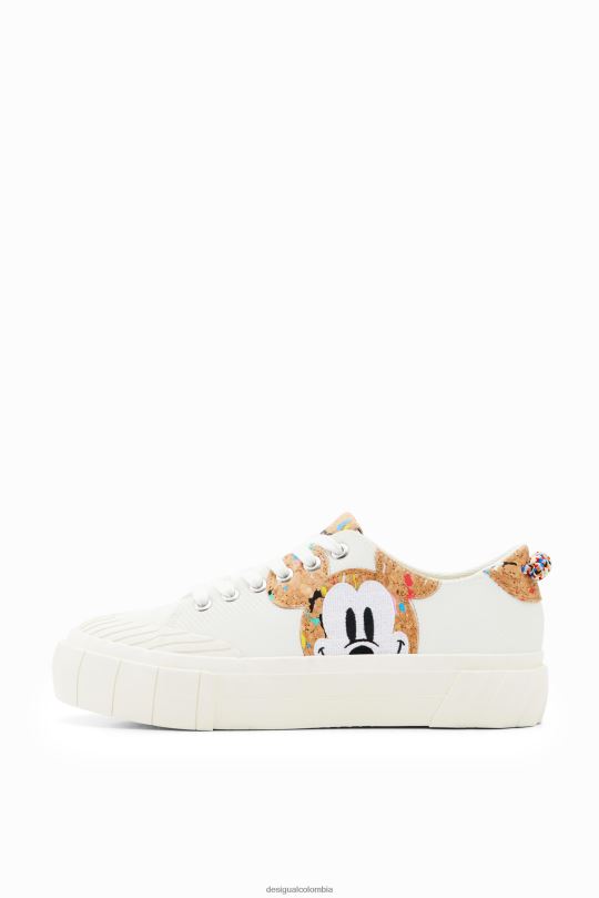 blusas Desigual bogota - calzado 4802L1020 mujer Desigual zapatillas con plataforma mickey mouse de disney