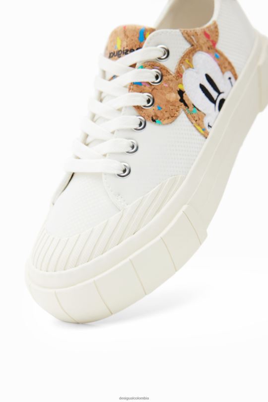 blusas Desigual bogota - calzado 4802L1020 mujer Desigual zapatillas con plataforma mickey mouse de disney